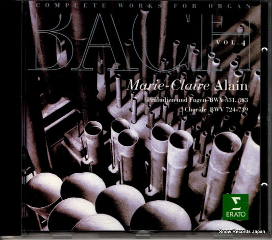 ALAIN, MARIE-CLAIRE bach; complete works for organ vol.4 4509-96721-2