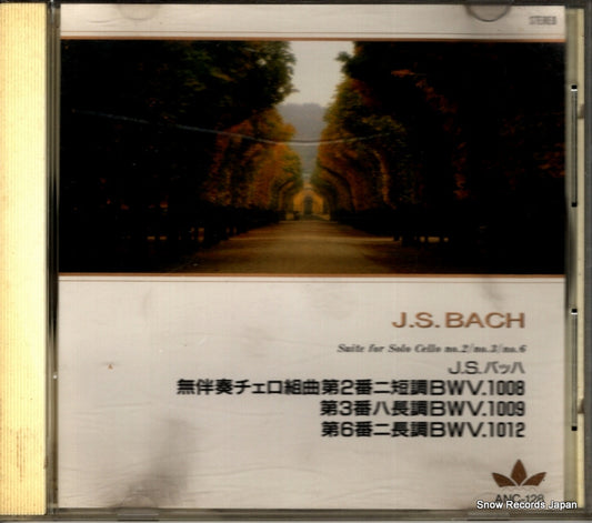 FOURNIER, PIERRE bach; suite for solo cello no.2 / no.3 / no.6 ANC-128