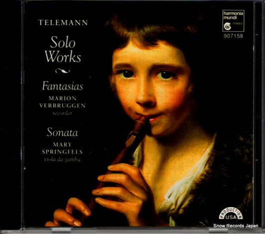 VERBRUGGEN, MARION / MARY SPRINGFELS telemann; solo works HMU907158