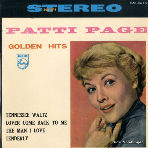 PAGE, PATTI patti page for you SM-3015