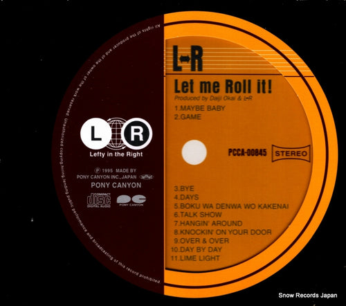 L-R let me roll it! PCCA-00845