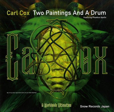 COX, CARL two painings and a drum 0090710COX