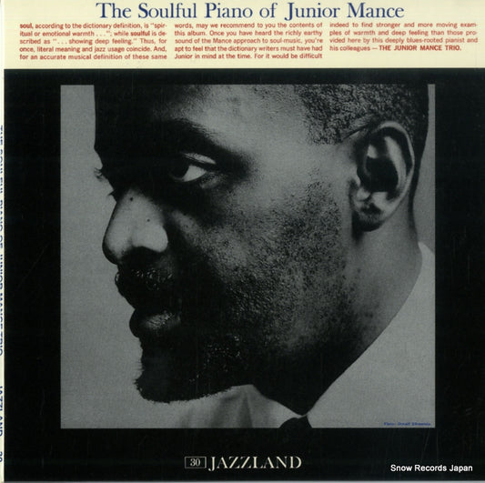 MANCE, JUNIOR the soulful piano of junior mance VICJ-60690