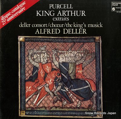 DELLER, ALFRED purcell; king arthur HM200