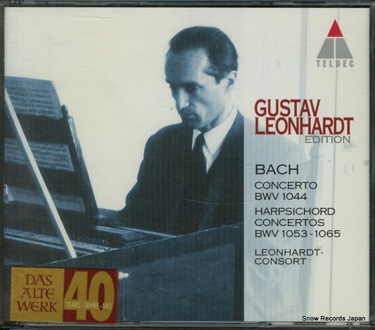 LEONHARDT, GUSTAV bach; concerto bwv 1044 harpsichord concertos bwv 1053-1055 3984-21350-2