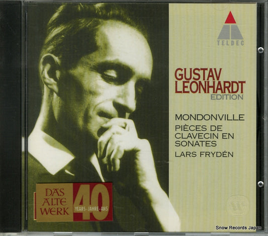 LEONHARDT, GUSTAV mondonville; pieces de clavecin en sonates 3984-21765-2