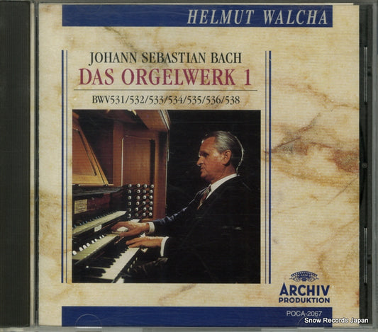 WALCHA, HELMUT bach; das orgelwerk 1 bwv531-536,538 POCA-2067