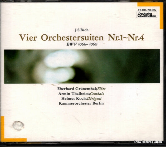 KOCH, HELMUT bach; vier orchestersuiten nr.1-nr.4 TKCC-70025