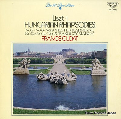 CLIDAT, FRANCE liszt 1 / hungarian rhapsodies SOL2041