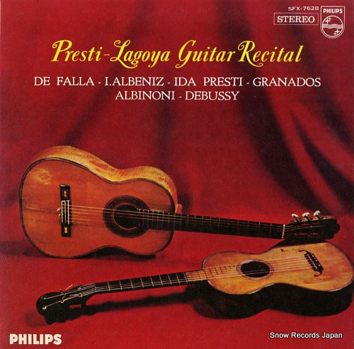 PRESTI, IDA, AND ALEXANDRE LAGOYA presti-lagoya guitar recital SFX-7628