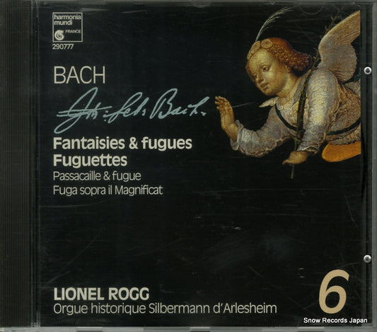 ROGG, LIONEL bach; fantaisies &fugues 6 HMX290777