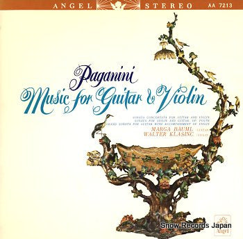 BAUML, MARGA AND WALTER KLASINC paganini; music for guitar & violin AA7213