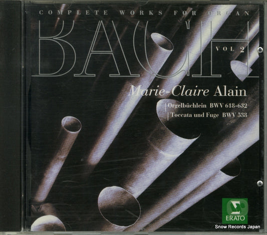 ALAIN, MARIE-CLAIRE bach; complete works for organ vol.2 4509-96719-2