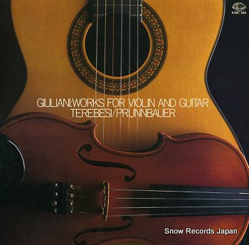 TEREBESI, GYORGY, AND SONJA PRUNNBAUER giuliani; works for violin and guitar  K28C283