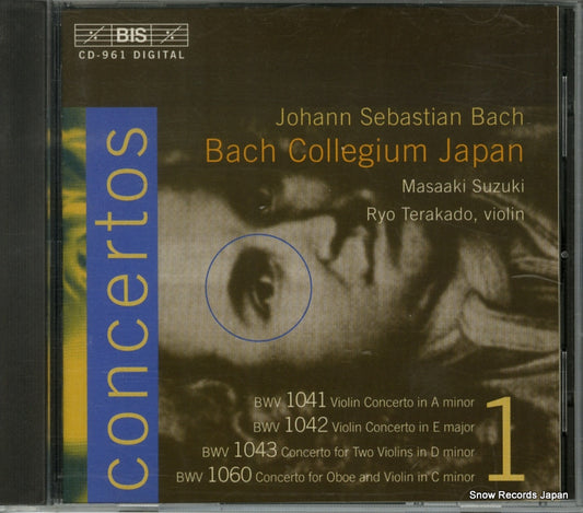 TERAKADO, RYO bach; violin concertos BIS-CD-961