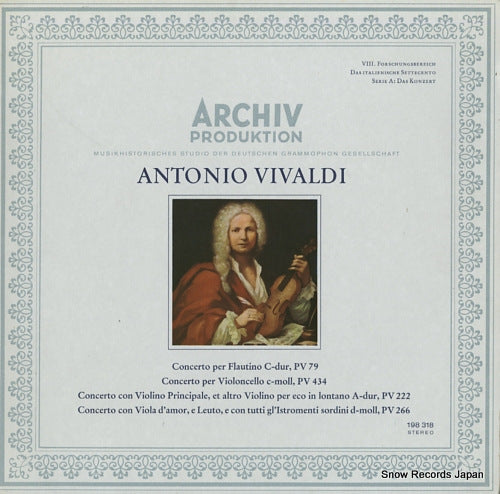HOFMANN, WOLFGANG vivaldi; concerto per flautino pv79 198318