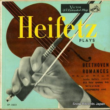 HEIFETZ, JASCHA beethoven romances EP-3023