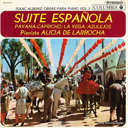 LARROCHA, ALICIA DE albeniz; suite espanola OS-443-H