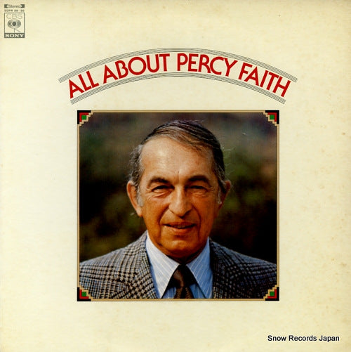 FAITH, PERCY all about percy faith SOPW89