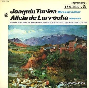 LARROCHA, ALICIA DE turina; obras para piano OS-789-H