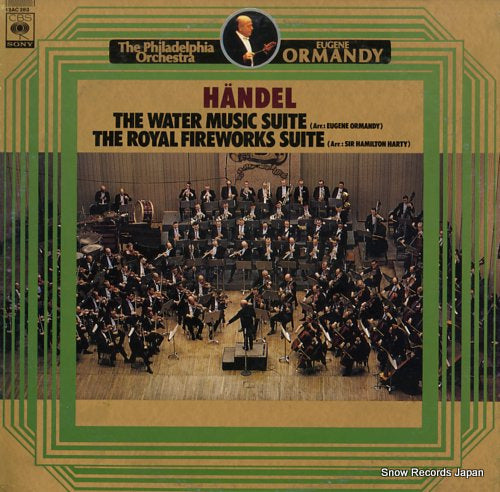 ORMANDY, EUGENE handel; the water music suite 13AC283