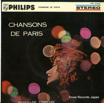 FRANCOIS, JACQUELINE chansons de paris SFL-3005