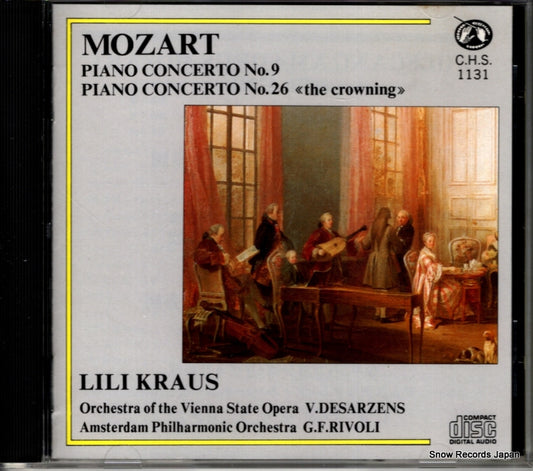 KRAUS, LILI mozart; piano concerto no.9 & no.26 C.H.S.CD1131 / CHS1131