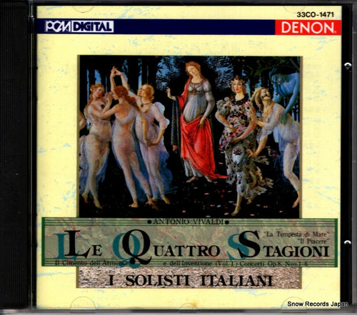 I SOLISTI ITALIANI vivaldi; le quattro stagioni 33CO-1471 / CO-1471