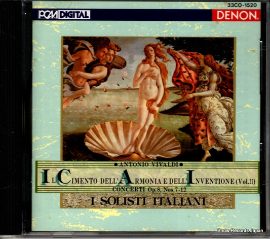 I SOLISTI ITALIANI vivaldi; il cimento dell' armonia e dell' inventione (vol.2) 33CO-1520 / CO-1520