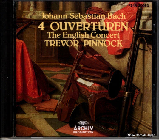 PINNOCK, TREVOR bach; 4 ouverturen F24A20053