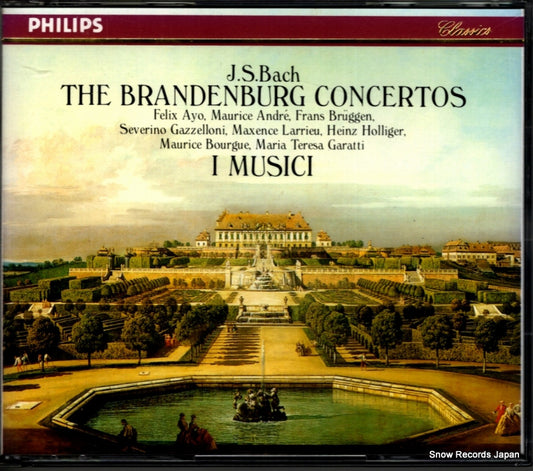 I MUSICI bach; the brandenburg concertos PHCP-3501