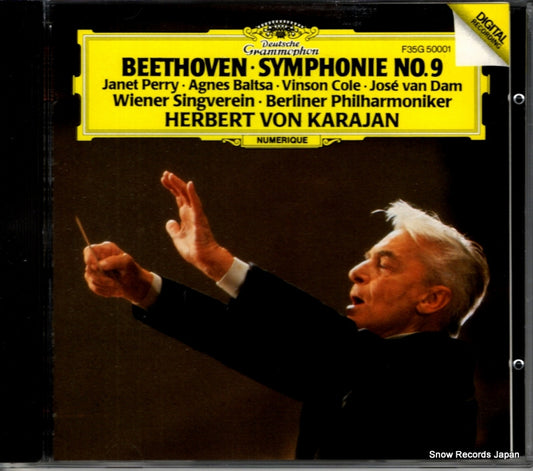KARAJAN, HERBERT VON beethoven; symphonie no.9 F35G50001 / 410987-2