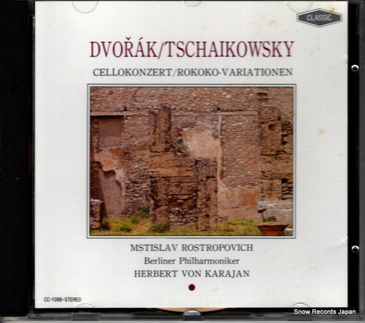 KARAJAN, HERBERT VON dvorak / tschaikowsky; cellokonzert CC-1098