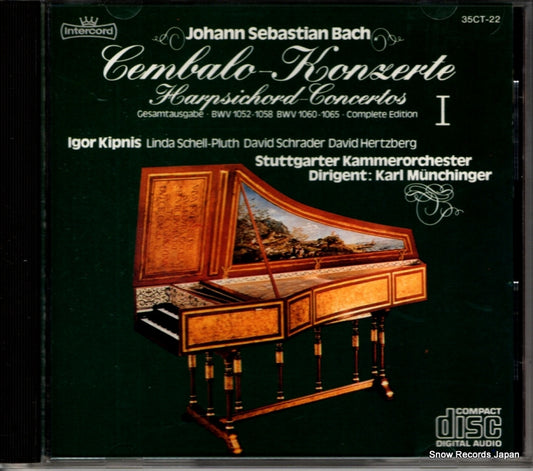 MUNCHINGER, KARL bach; cembalo-konzerte 1 35CT-22