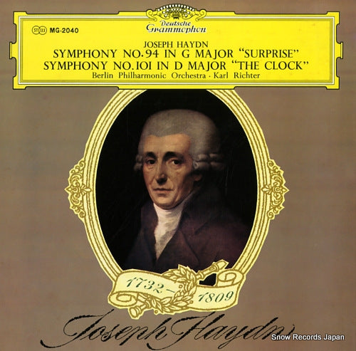RICHTER, KARL haydn; symphony no.94 in g major "surprise" MG-2040