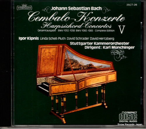 MUNCHINGER, KARL bach; cembalo-konzerte 5 35CT-26