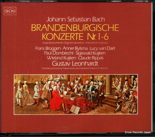 LEONHARDT, GUSTAV bach; brandenburgische konzerte nr.1-6 BVCC-1855