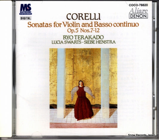 TERAKADO, RYO corelli; sonatas for violin and basso continuo op.5 nos.7-12 COCO-78820