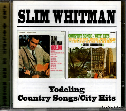 WHITMAN, SLIM yodeling / country songs / city hits BGOCD469