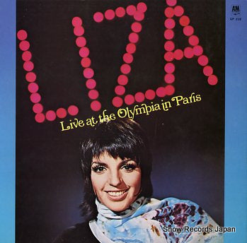 MINNELLI, LIZA live at the olympia in paris GP218