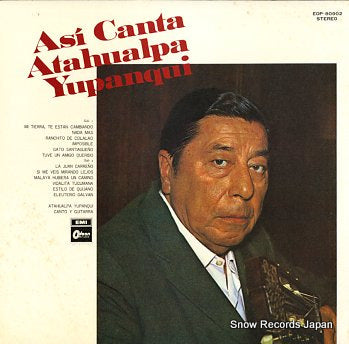 YUPANQUI, ATAHUALPA asi canta  EOP-80902