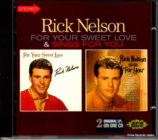 NELSON, RICK for your sweet love & sings for you CDCHD667