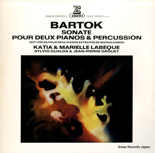 LABEQUE, KATIA AND MARIELLE  bartok; sonate pour deux pianos & percussion ERX4006