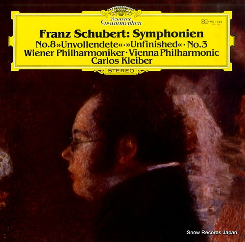KLEIBER, CARLOS schubert; symphonien no.8 "unfinished", no.3 MG1228