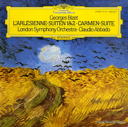 ABBADO, CLAUDIO bizet; l'arlesienne suiten 1&2 28MG0113