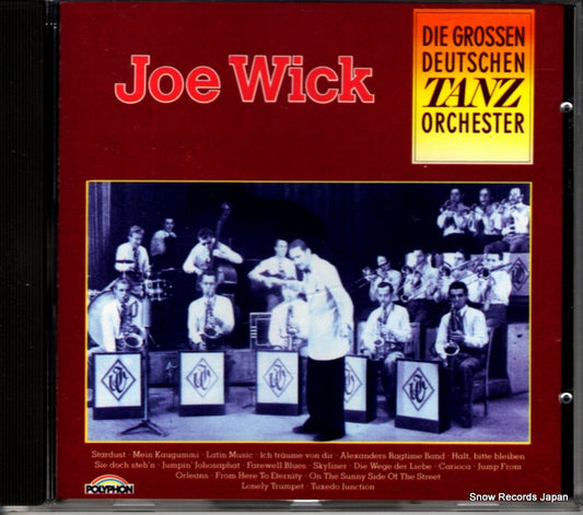 WICK, JOE die grossen deutschen tanzorchester 833411-2