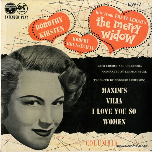 KIRSTEN, DOROTHY / ROBERT ROUNSEVILLE leher; the merry widow EW-7