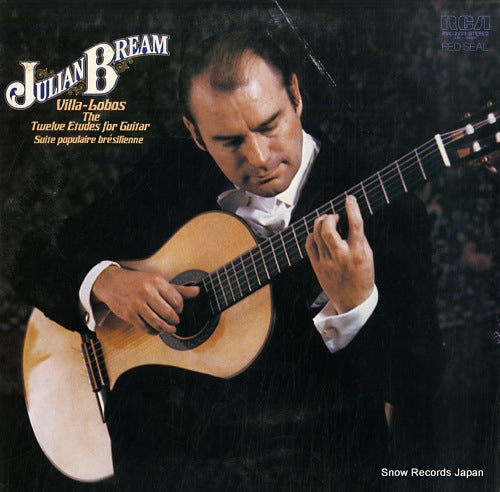 BREAM, JULIAN villa-lobos; twelve etudes RVC-2233