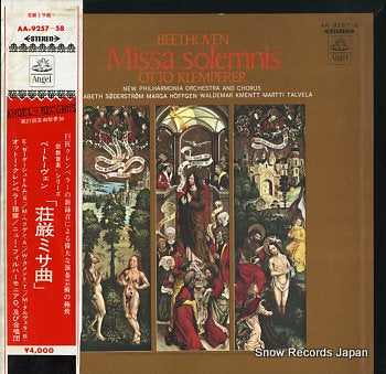 KLEMPERER, OTTO beethoven; missa solemnis AA-9257-8