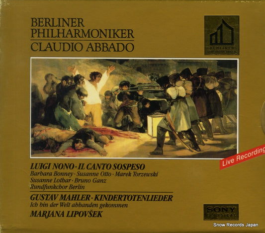 ABBADO, CLAUDIO luigi nono; il canto sospeso SK53360